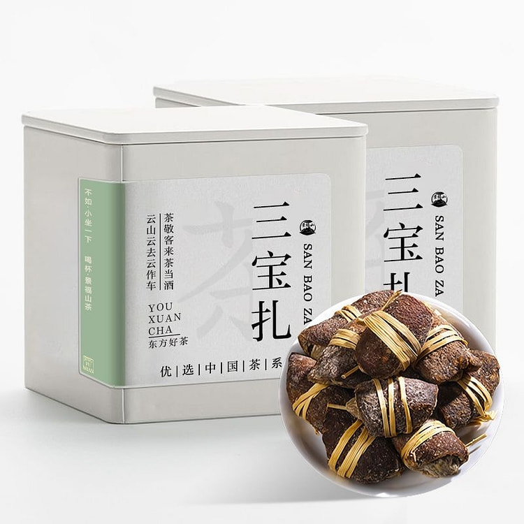 景福山 陈皮三宝扎 广东特产老陈皮咸橄榄三宝茶