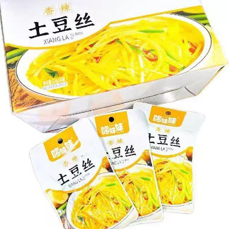 Spicy and sour shredded potato snack 35 g
