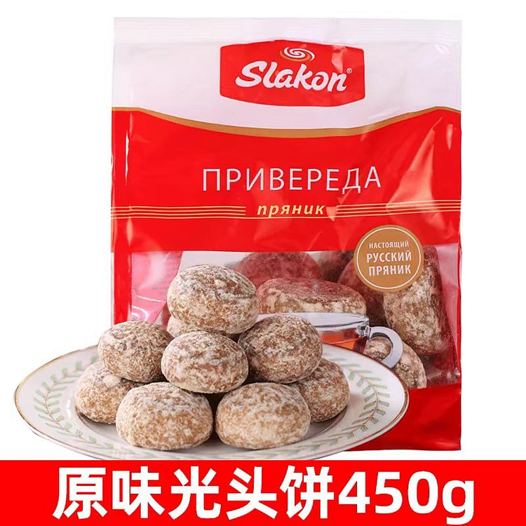 俄罗斯进口光头饼原味早餐饼干