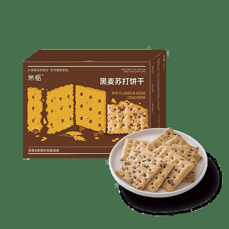 米惦黑麦苏打饼干酥脆170g 170 克