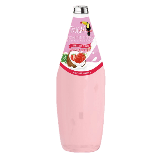 Toucan Coconut Milk with Nata de Coco Strawberry 16.3 oz – Case – 12 Units 1 each