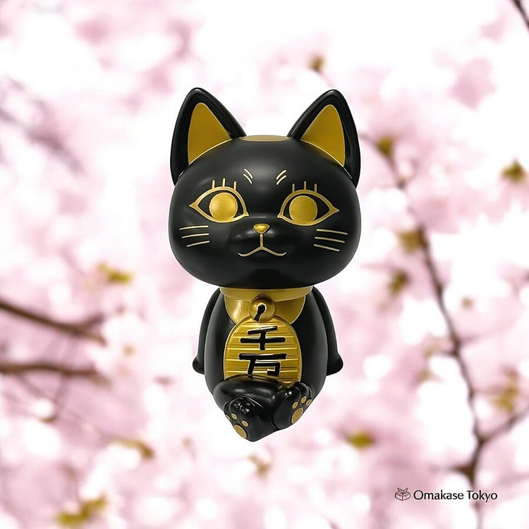 招财猫存钱罐（黑色） 600 克