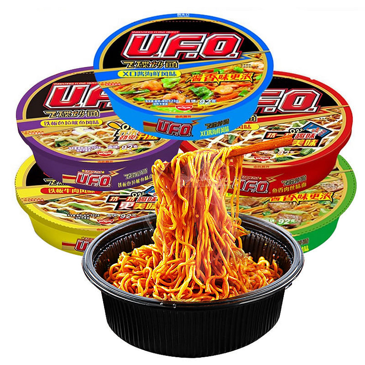 Nissin UFO Fried Instant Noodles - Fish-Flavored Shredded Pork Flavor