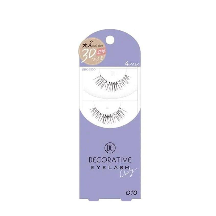 SHO-BI Decorative Eyelash #010 4 Pair/ 1 box