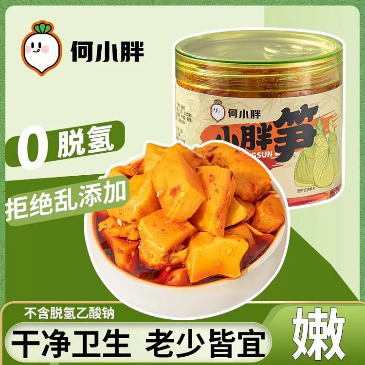 何小胖红油嫩笋香辣丁211g*1罐