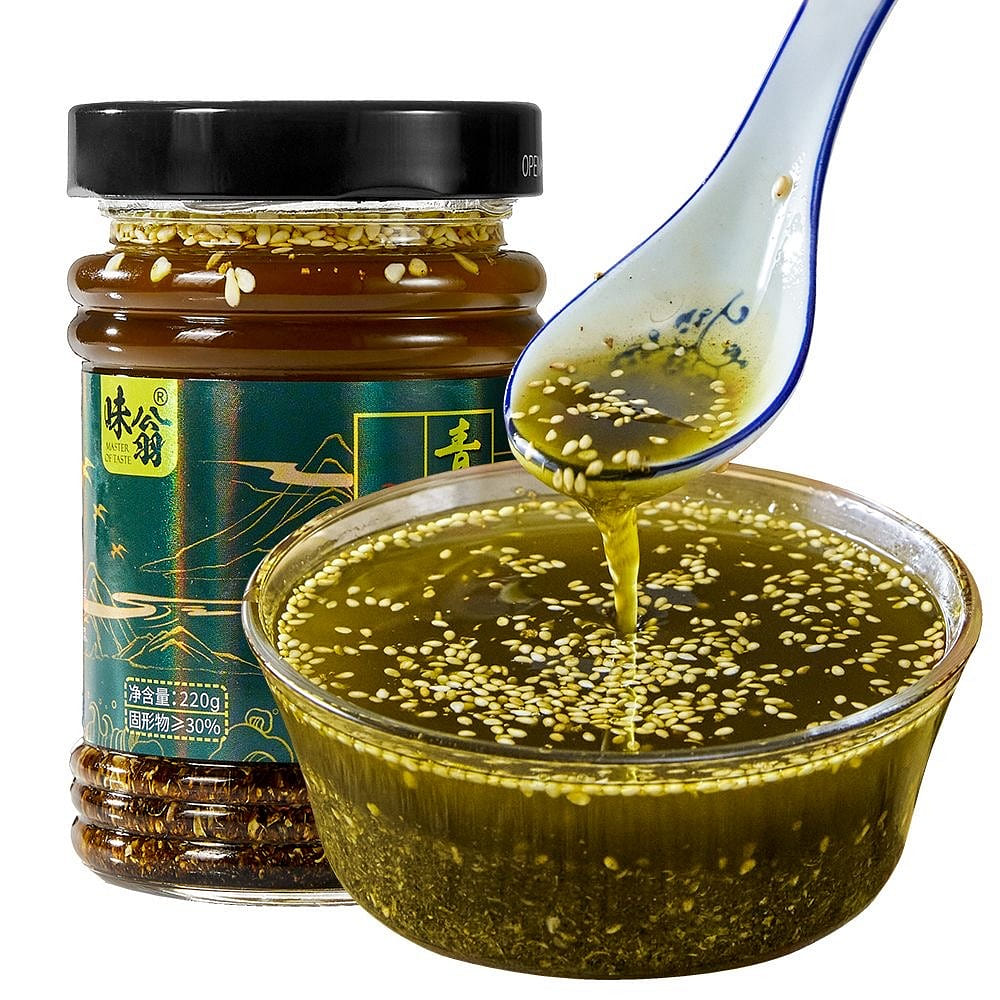 Wei Weng Green Sichuan Pepper Sauce Sichuan S 220 g