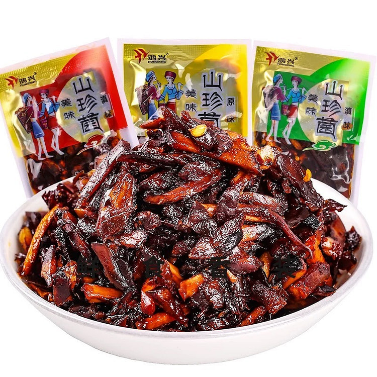 云南特产农科院油鸡枞即食菌菇零食25包