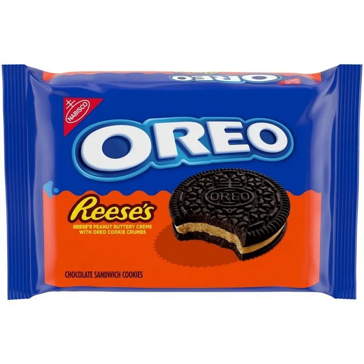 OREO REESE'S Peanut Butter Creme Cookies, 12.35oz 100 pack