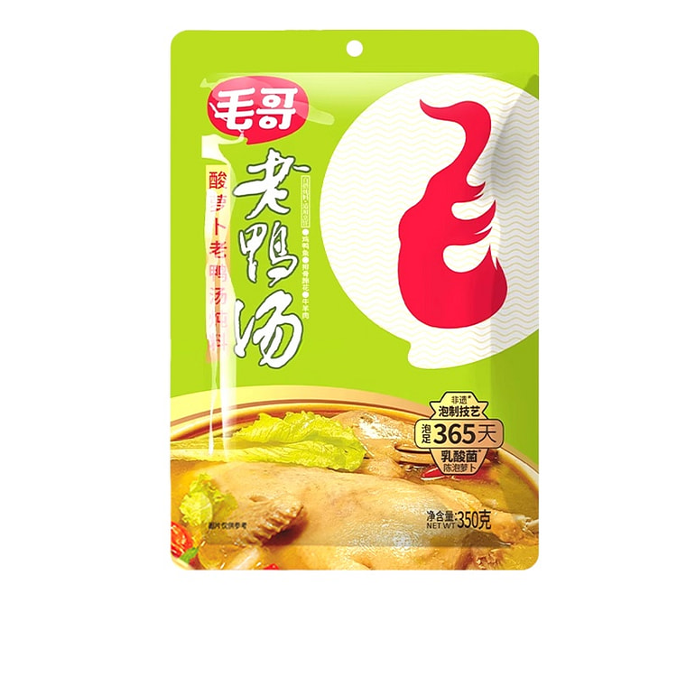 毛哥酸萝卜老鸭汤350g*1袋
