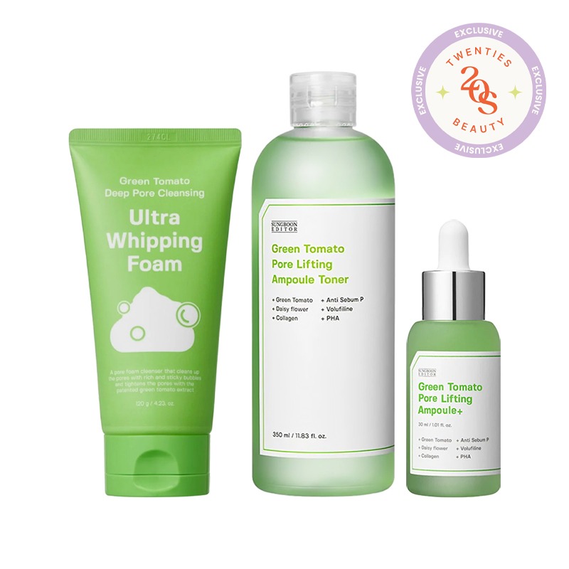 SUNGBOON Green Tomato Pore Lifting Ampoule Trio 3 each