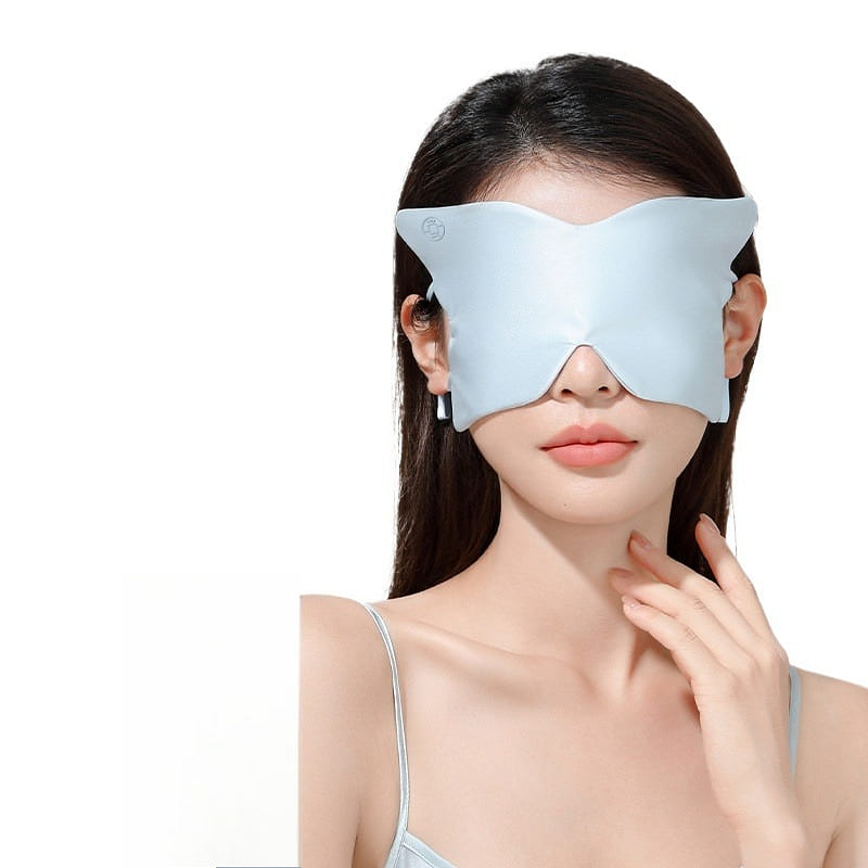 Silk Eye Mask, Navy Blue, 21.7 * 10.8 Cm 1 box