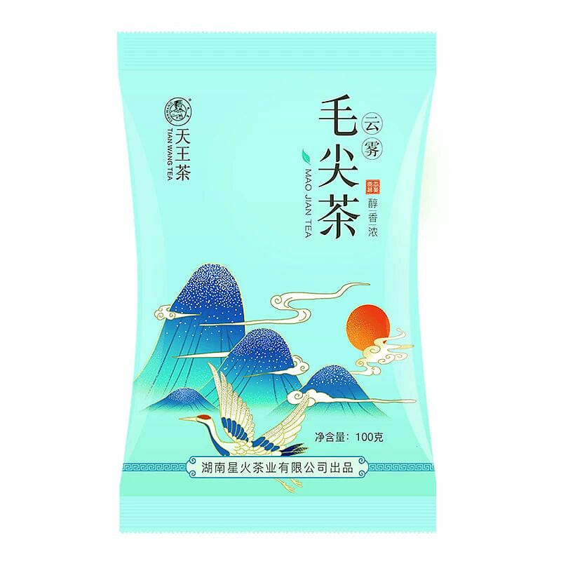 Tianwang Gaoshan Maojian Green Tea 100g*1 Bag 100 g