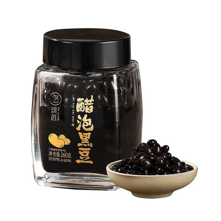 Vinegar soaked black beans 160 g