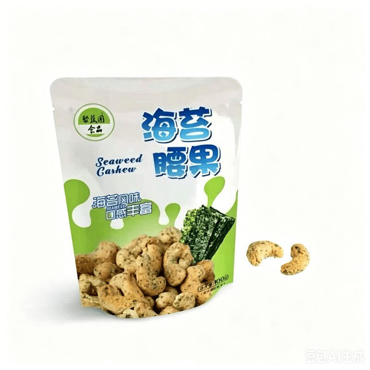 Crispy baked seaweed cashew kernel 100g*1 bag 100 g