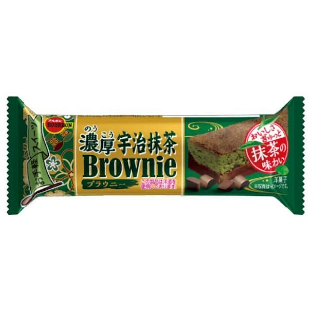 Bourbon Rich Uji Matcha Brownie 1p 1 count