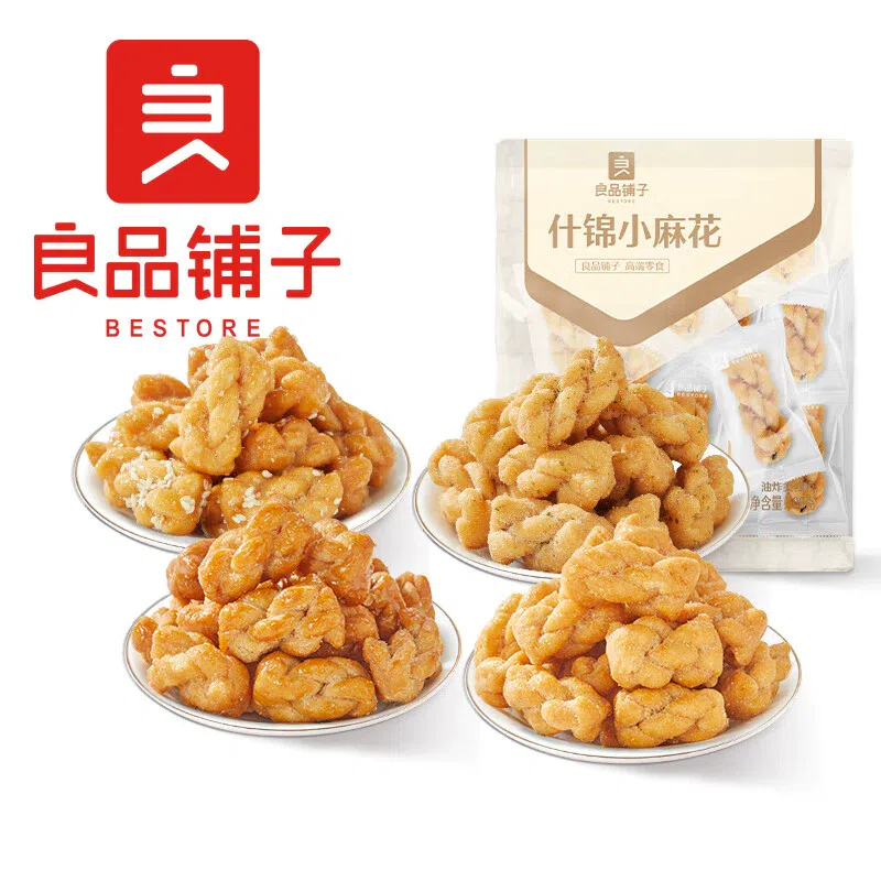 Mixed small fried dough twists 500g x 1 bag 500 g