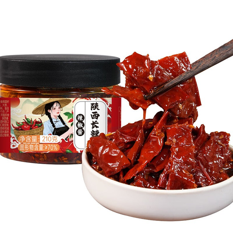 Shaanxi Long Chili Sauce 210 g