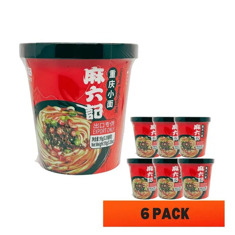 麻六记 重庆小面 地道重庆味95g*6盒 165 克