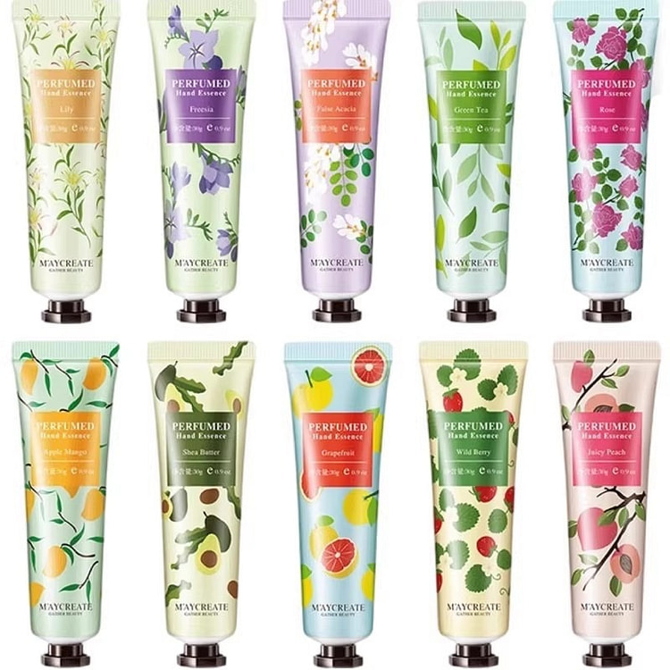 Hand cream, moisturizing and hydrating, 10-pack 1 each