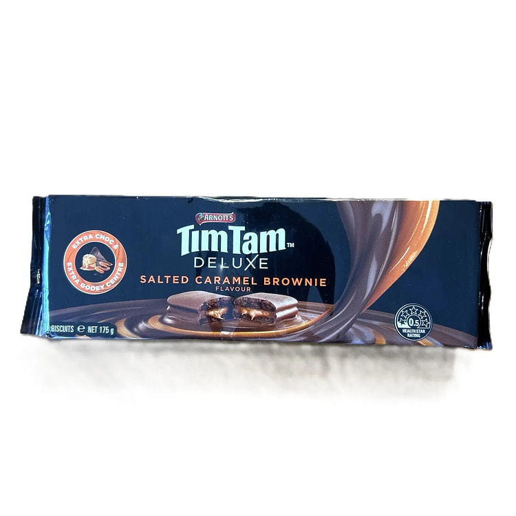 Arnotts Tim Tam Deluxe Salted Caramel Brownie 1 each