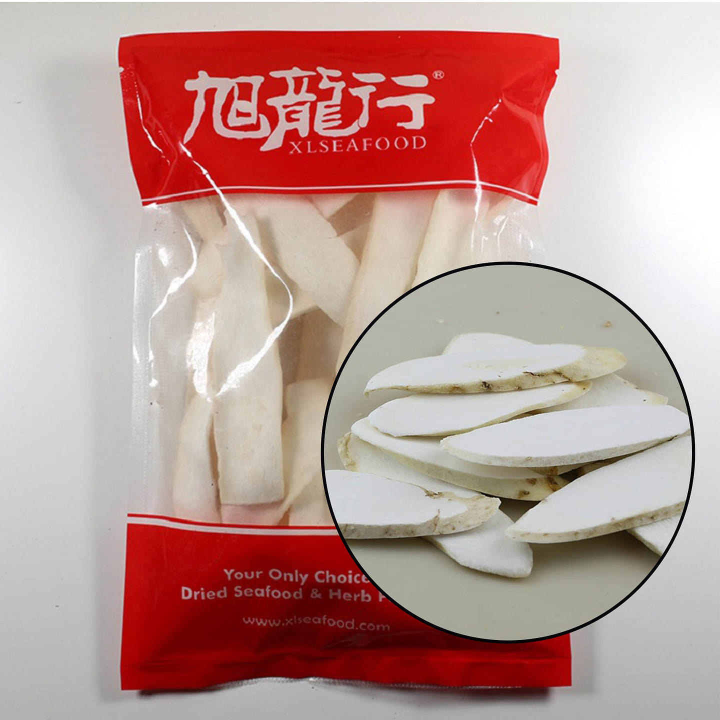 美国旭龙行 中药材 特级 无漂白 中国河南生晒 铁棍淮山切片 227克 0.5lb 8 盎司