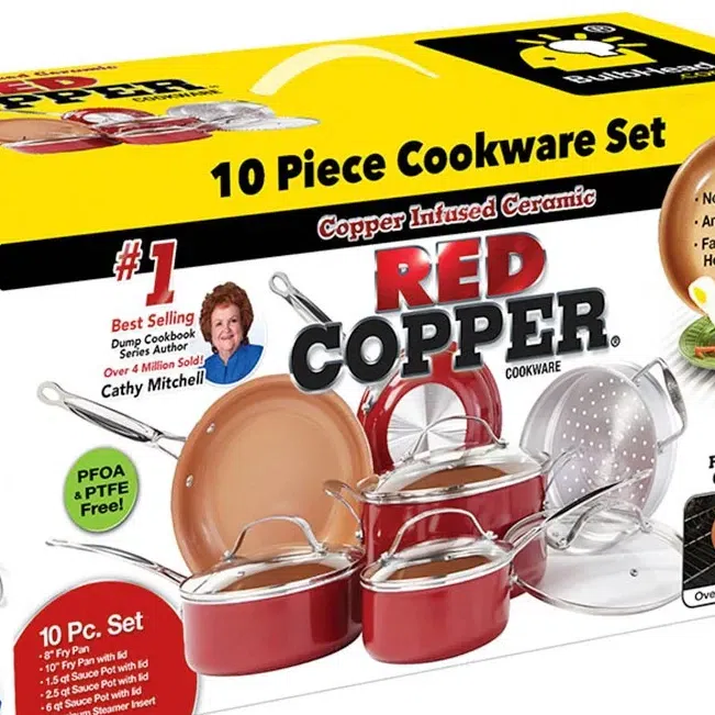 Red Copper 10 PC Copper-Infused C 10 bunch