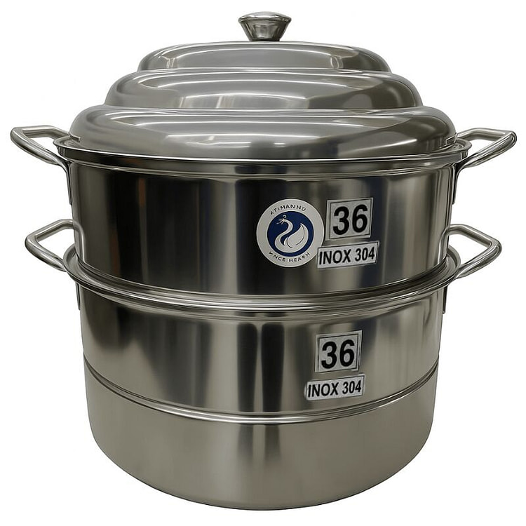Swan 3-Tier 36cm Stainless Steel Steamer (SUS 304)