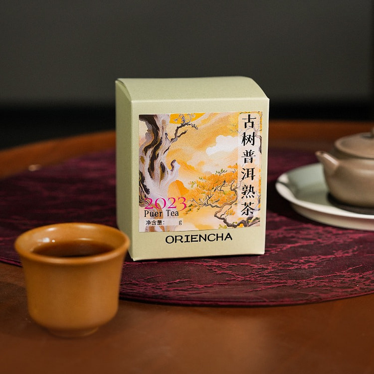 茶叶 古树普洱熟茶 西双版纳核心产区 传统发酵工艺