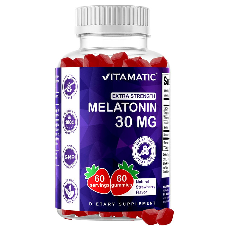 Sugar Free Melatonin 30mg - 60 Gummies