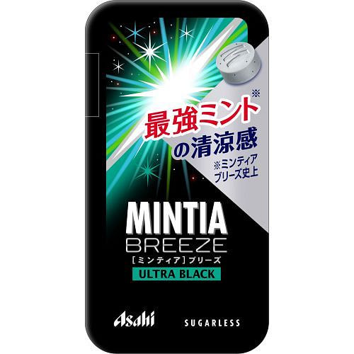 Asahi MINTIA BREEZE ULTRA BLACK Mint 30pcs 1 count