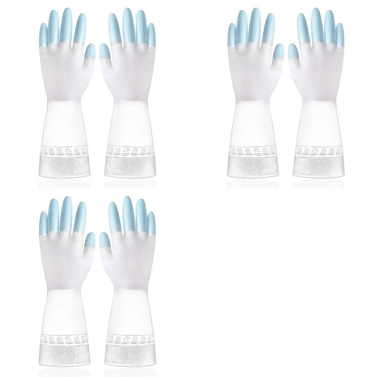 MyCleaningTime 洗碗手套3双 蓝X3 1 份