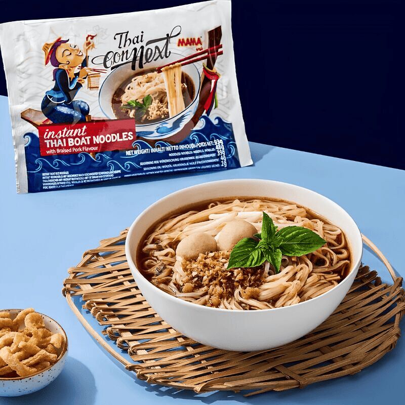 Get MAMA Thai Connext Boat Instant Noodles 4 Packs 85 g Delivered