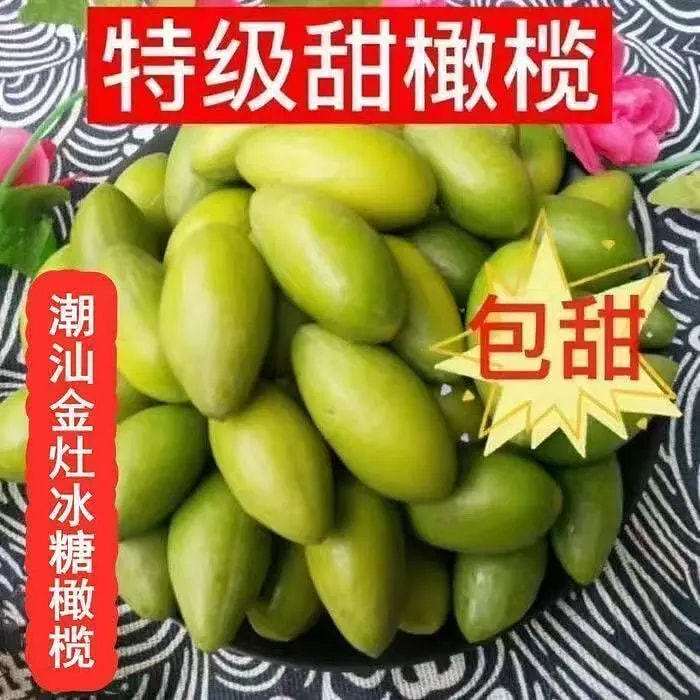 潮汕金灶橄榄青橄榄甜种100g*1 100 克