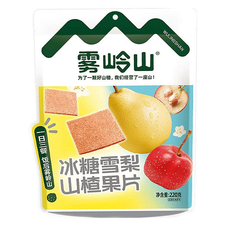 雾岭山冰糖雪梨山楂果片220克1代 220 克