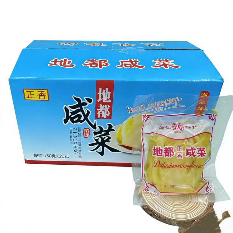 潮汕正香牌地都咸菜地都咸菜正宗早餐下饭菜 150 克