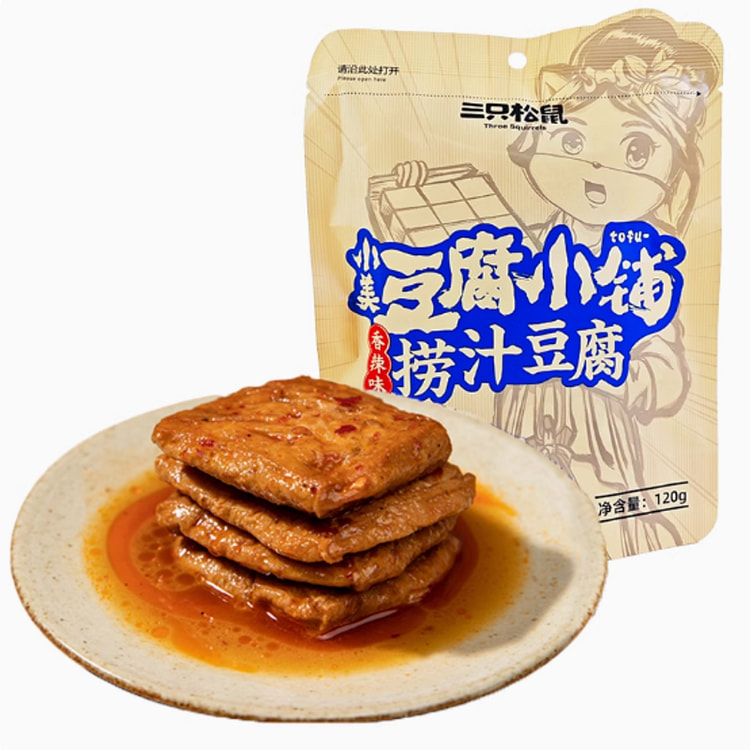 Three Squirrels Spicy Tofu with Sauce