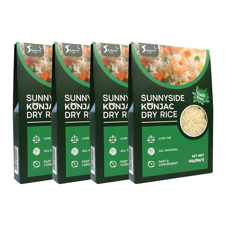 Sunnyside Konjac Dry Rice 4 Pack 200 g*4 pack