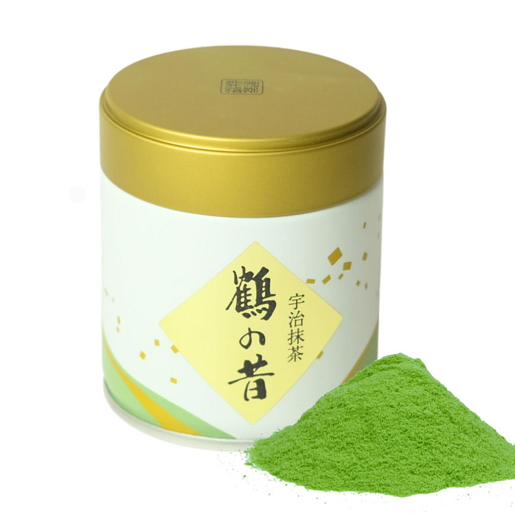 矢野制茶场 罐装宇治抹茶粉 40g 鶴の昔