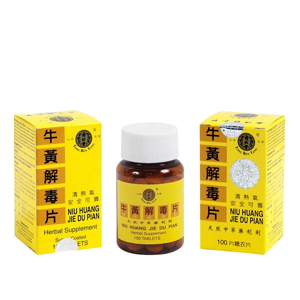 Niu Huang Jie Du Pian (100 Pills) 100 count