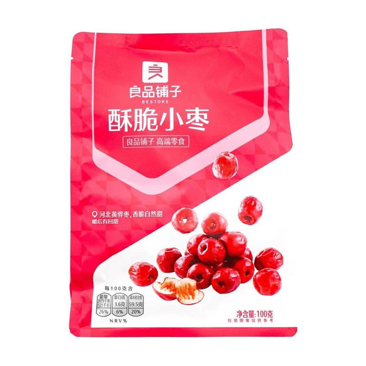 良品铺子 酥脆小枣100g 1 包