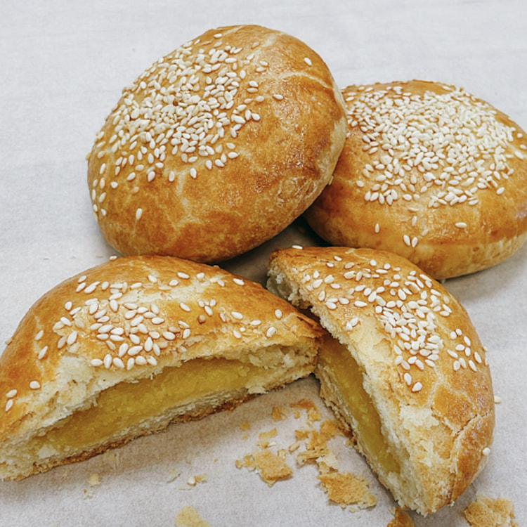 纯手工 椰蓉烧饼 4个