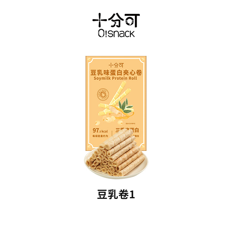 osnack soy milk protein sandwich roll high fiber snack healthy casual delic