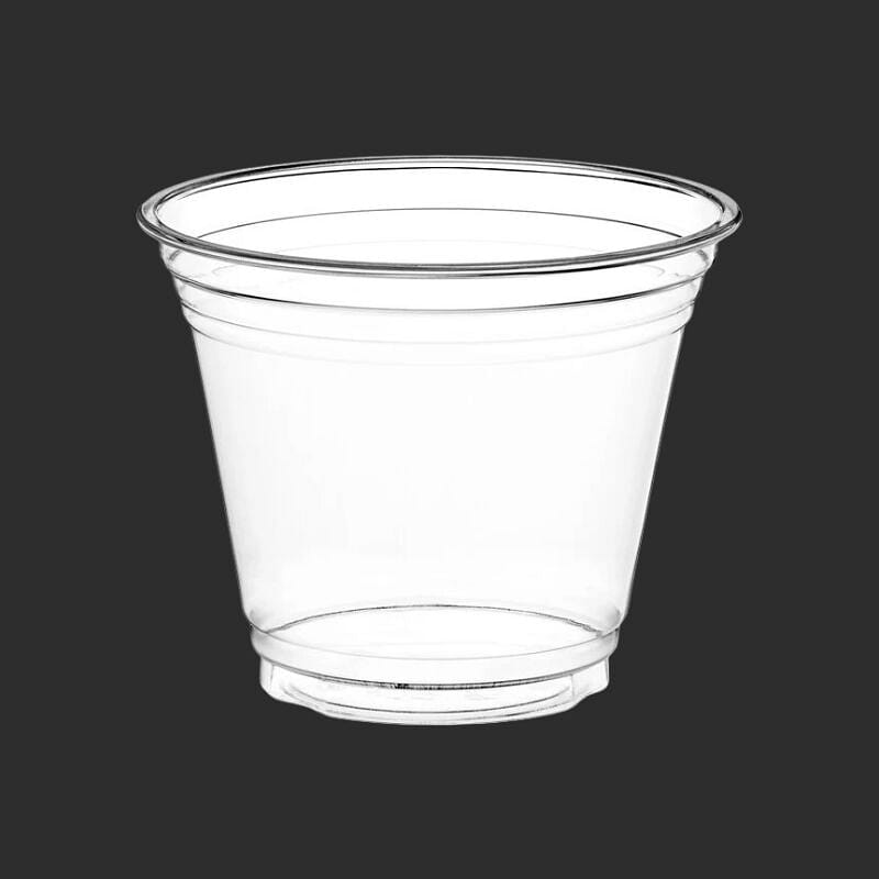Disposable PET Plastic Cup 9oz – 93mm (Pack of 50) 1 pack