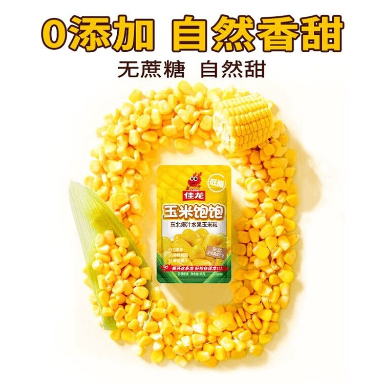 佳龙玉米粒罐头108g|即食早餐 108 克