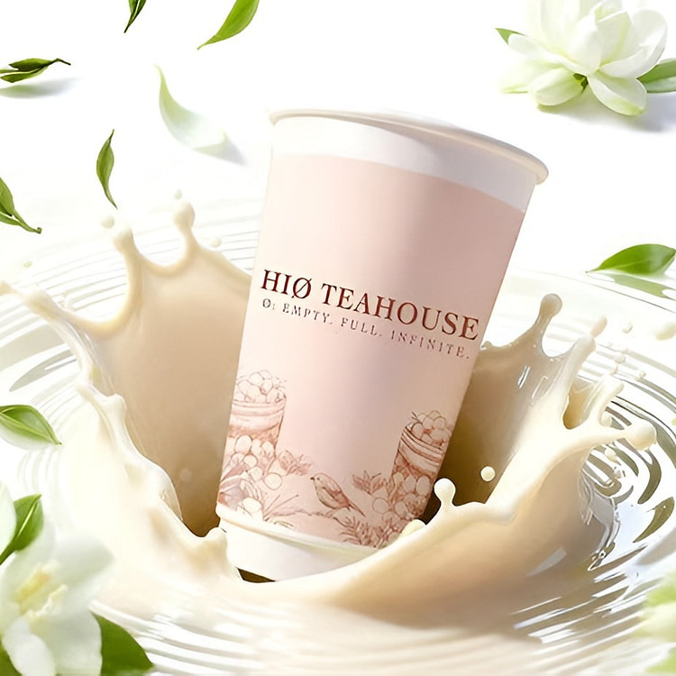 Jasmine Green Milk Tea 500ml 70% Sugar 1 each