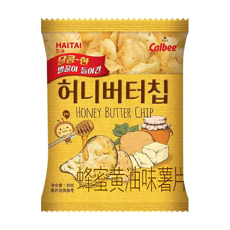 海太韩国进口薯片蜂蜜黄油薯片30g/袋办公室零食 (min 2)