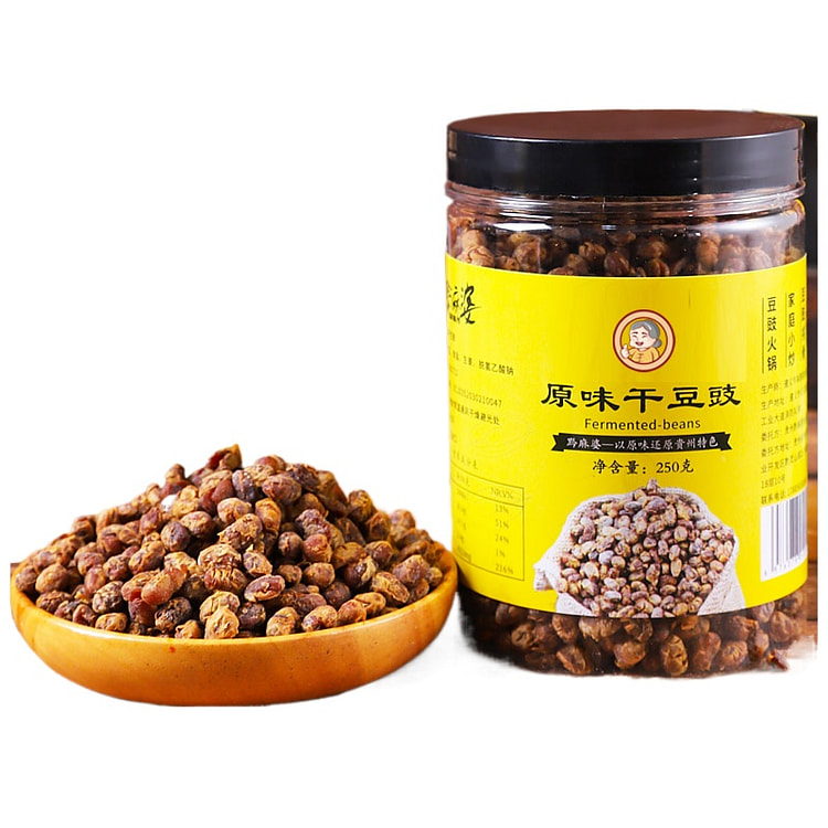 贵州特产臭豆豉 手工自制黄豆豉干豆豉 原味250g