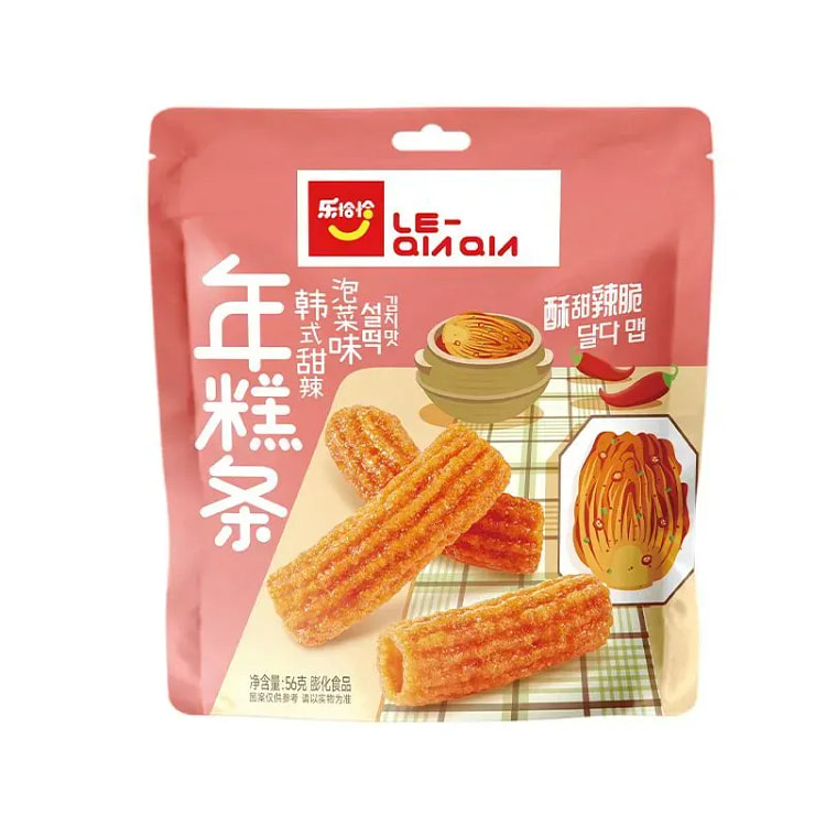 Stir-Fried Rice Cake Kimchi Flavor Fries Snack 56g 56 g