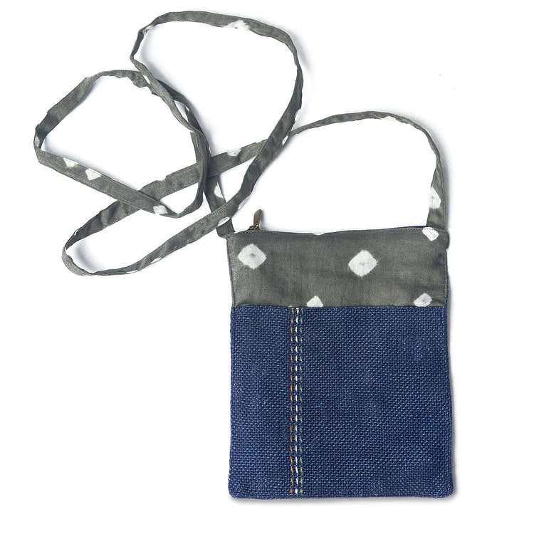 Ohrna JHULI Cross Body Bag - NavyGray