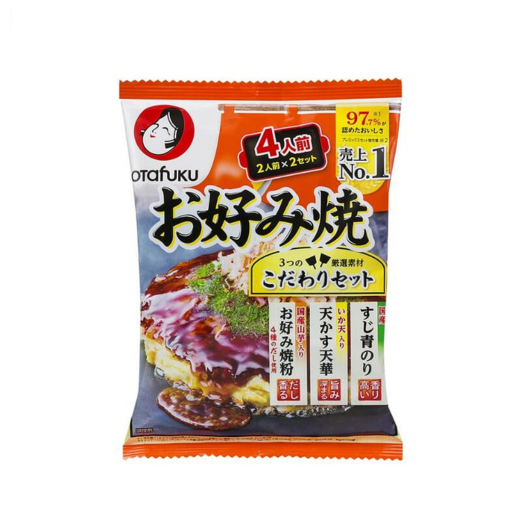 Otafuku Okonomiyaki Premium Cooking Set Serves 4 240 g